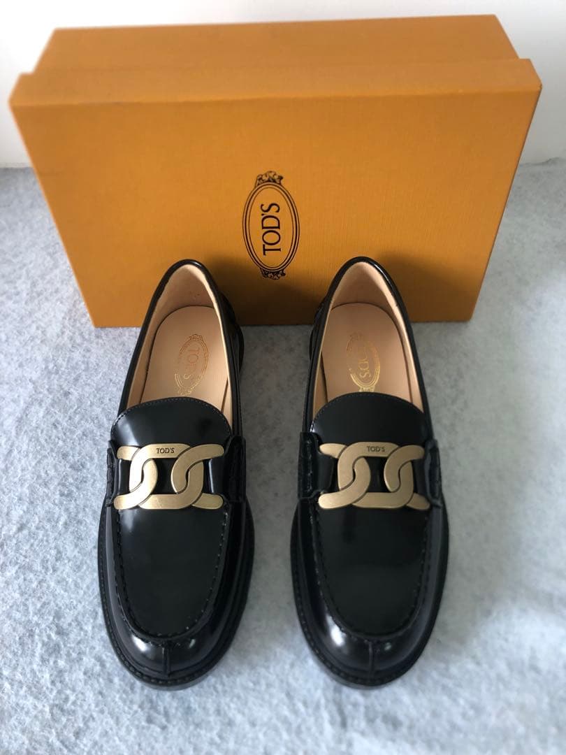 TOD'S　トッズ　靴　ケイトローファー チェーン　革靴　23 楽天市場】TODS トッズ Leather Loafers レザー ローファー ケイト 本