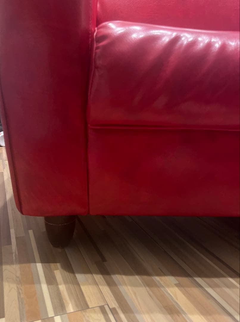 一人掛けソファ《赤》お値下げ可♪