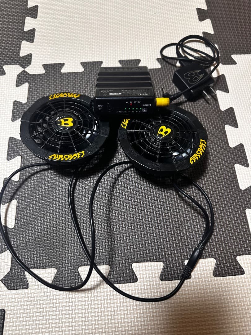 空調服 エアークラフト バートル 12V セット AC230 バッテリーセット BURTLE（バートル） エアークラフトファン＆バッテリーセット/AC230