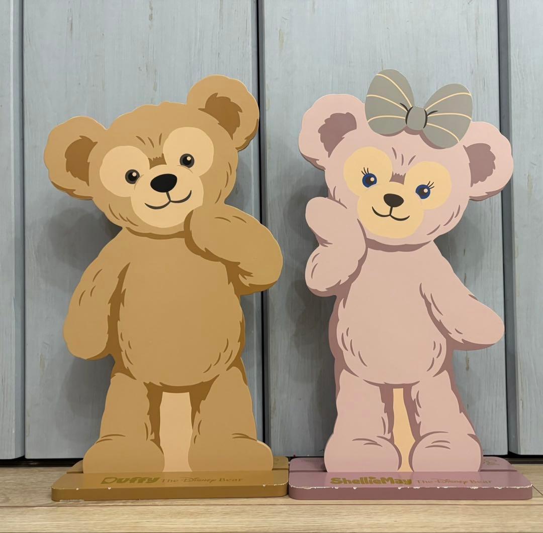 ディズニー30周年 ダッフィー＆シェリーメイ 木製ウッドボード 刻印有 ディズニー30周年 ダッフィー＆シェリーメイ 木製ウッドボード 刻印有