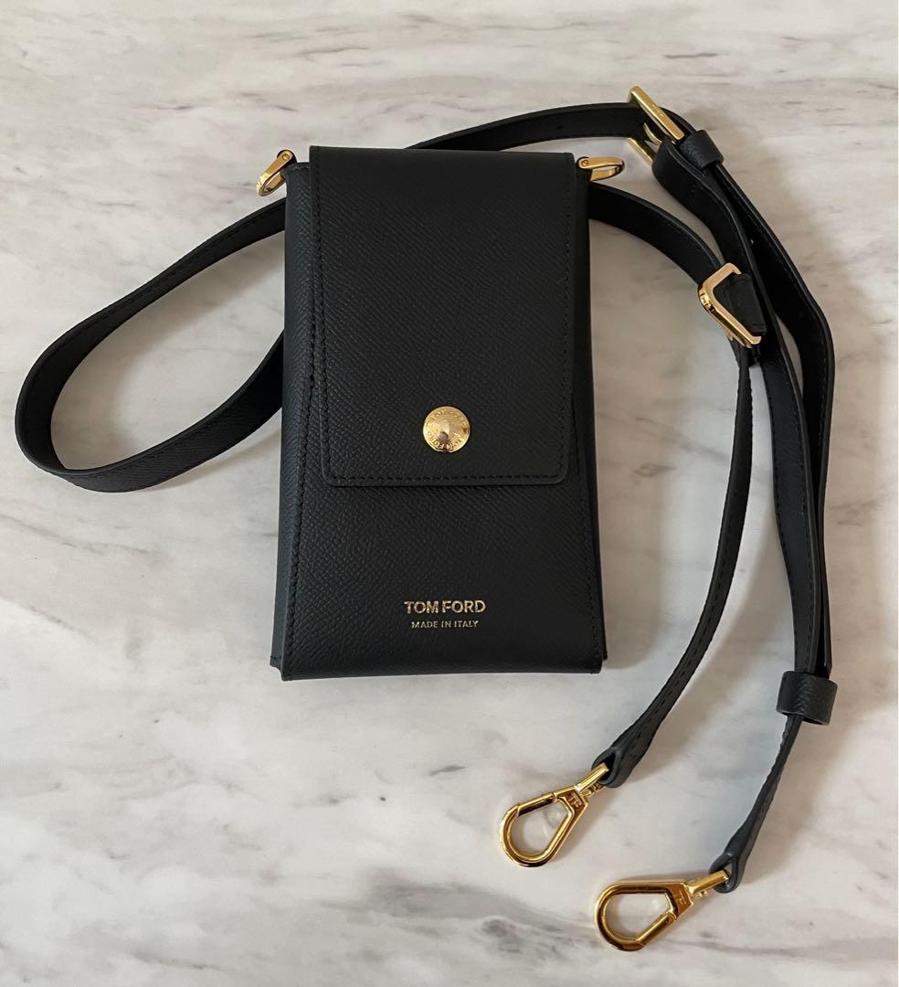 TOM FORD トムフォード ロゴ スマートフォン ホルダー ショルダー