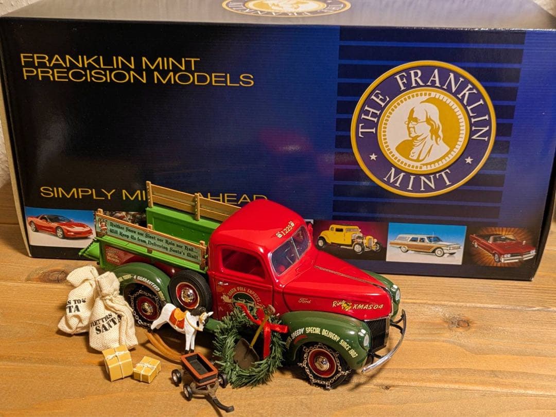 希少】フランクリンミント 1/24 2004 クリスマストラック（限定品