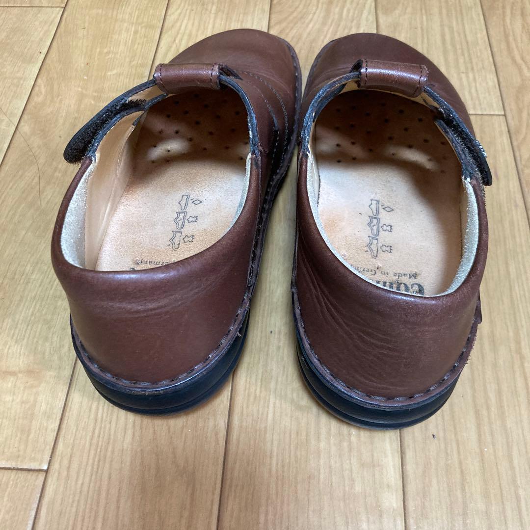 ☆フィンコンフォート ナッシュビル Tストラップ レザー ブラウン 23