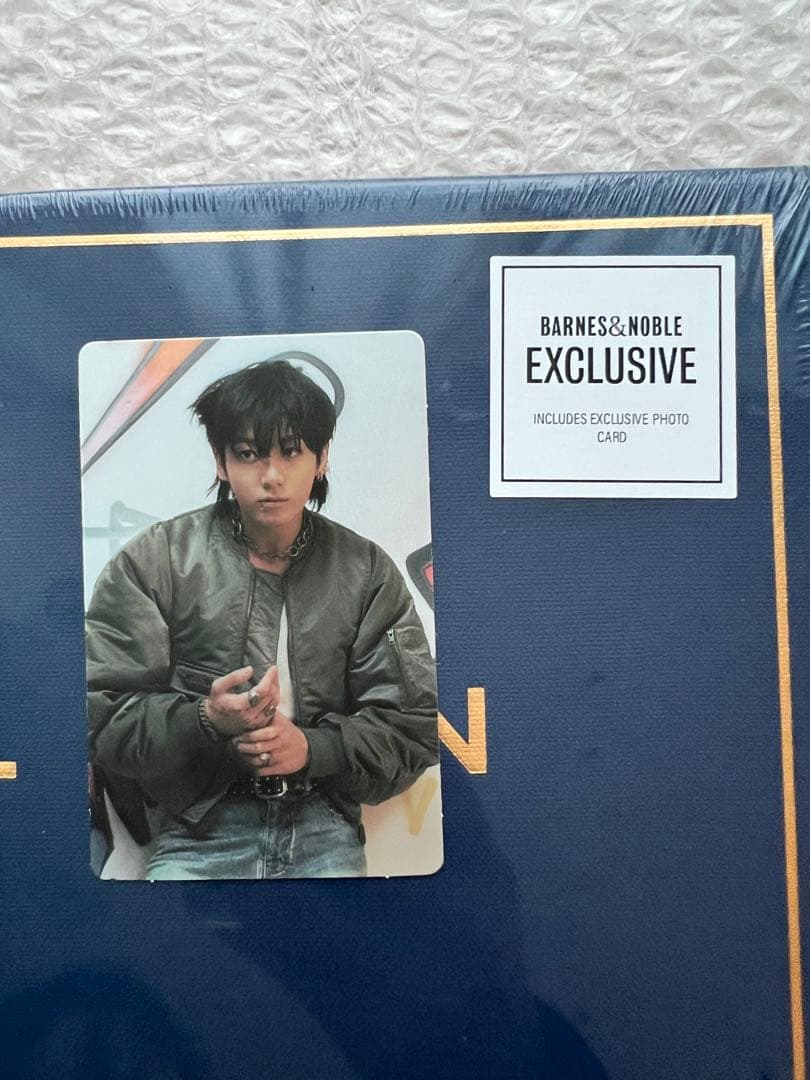 JungKook GOLDEN B&N アメリカ限定トレカ JUNGKOOK Official GOLDEN Barnes & Noble EXCLUSIVE Photocard PC BTS