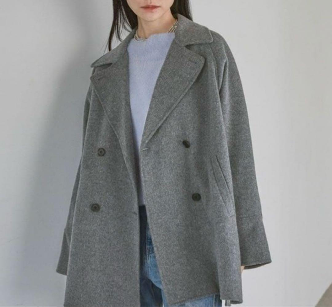 Apart by カシープミドルジャケットコート　グレー A part by｜カシープミドルジャケット | Rakuten Fashion(楽天
