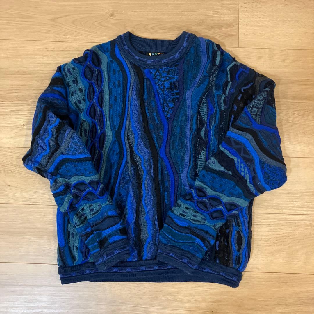 COOGI クージー 3Dニットセーター 立体 総柄 編み込み - メルカリ