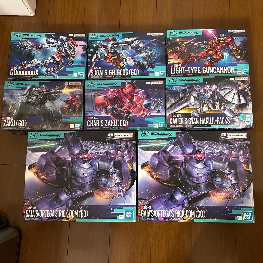 HG ジークアクス 9個セット ガンプラまとめ売り 新品 GQuuuuuuX - メルカリ