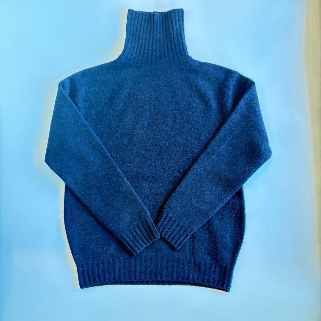 田中さんのセーター ARROW57. カシミヤセーター トックリ ネイビー