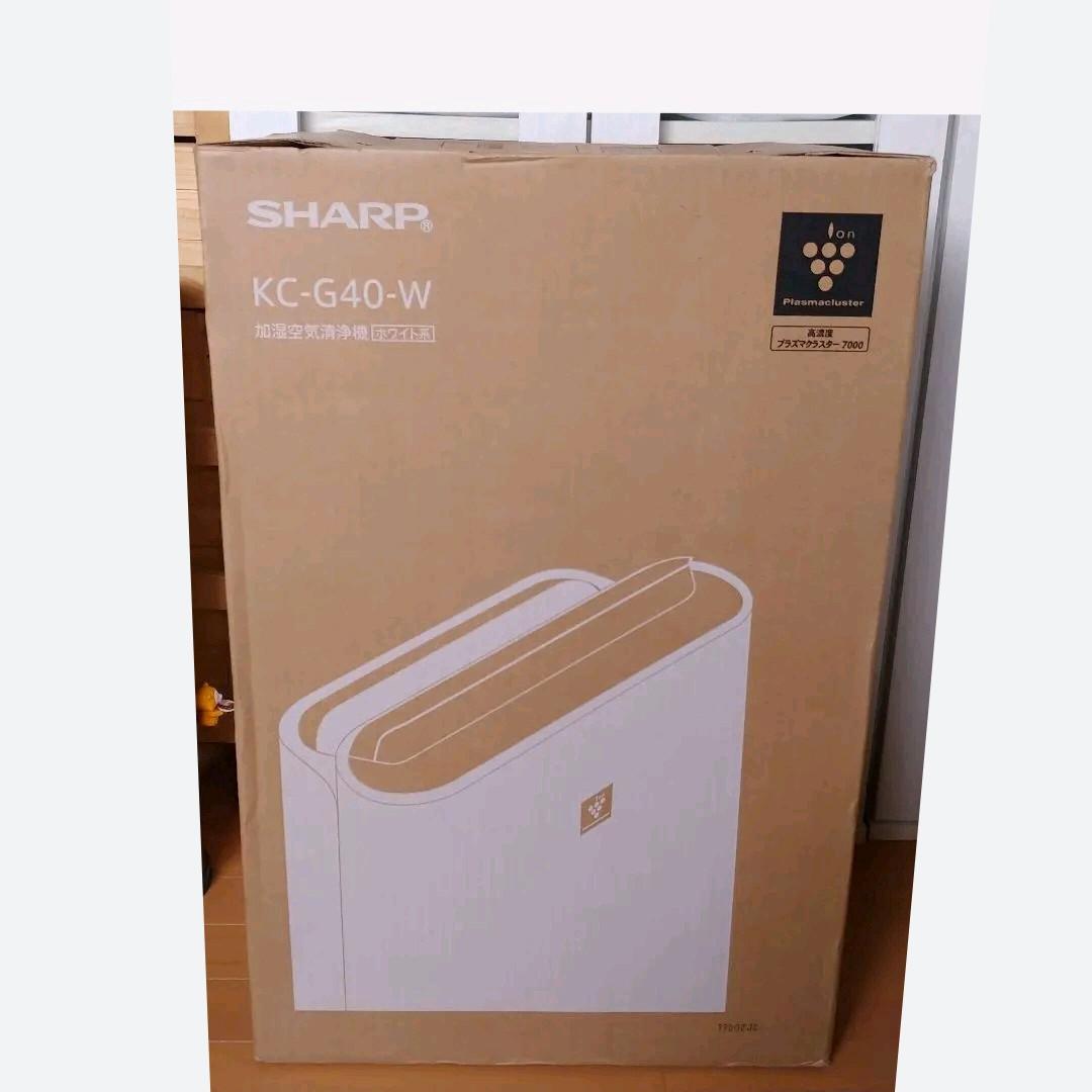 加湿空気清浄機♡SHARP KC-G40-W - メルカリ