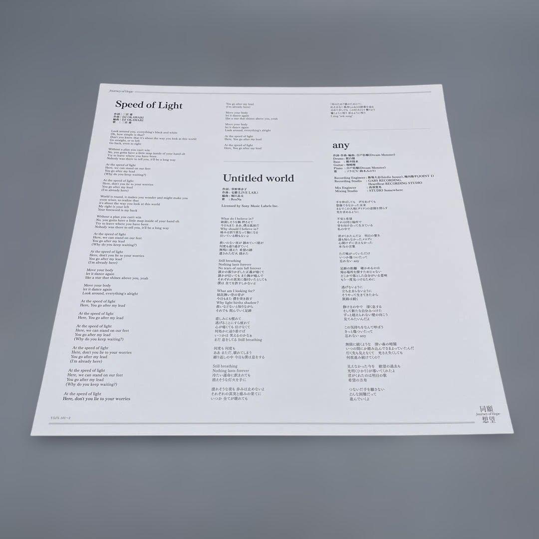 アークナイツ 2周年記念アナログレコード 同願想望 LP 2枚組 - メルカリ