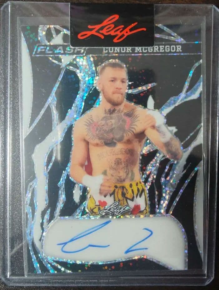 【世界2枚】leaf コナー・マクレガー　サインカード 世界2枚】leaf コナー・マクレガー サインカード - メルカリ