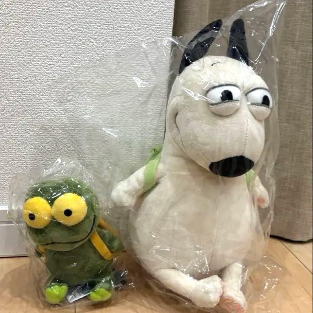 【バムとケロ】ぬいぐるみ　リュック付き 今夏に開催しました 「バムとケロ30周年記念 島田ゆか絵本原画展