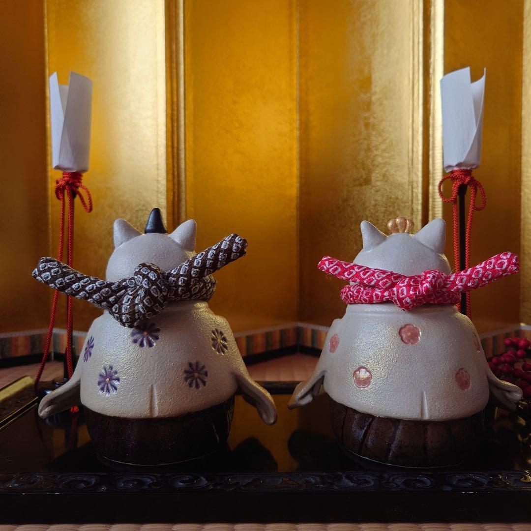 猫の日♡限定m(=✧ω✧=)m✧ ✧ ✧ 白猫♡白猫 猫ひな人形【大】 - メルカリ