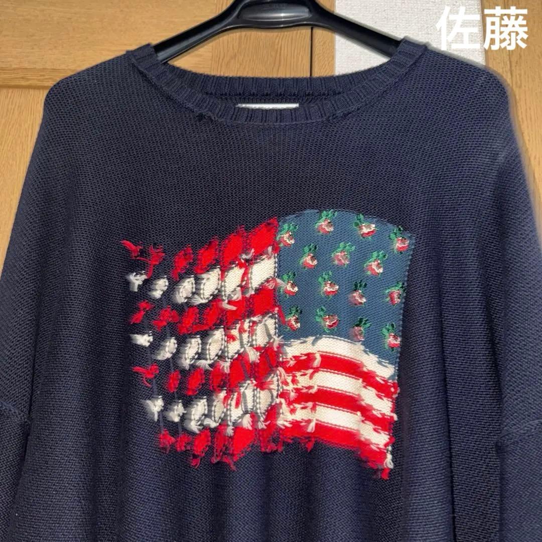 DAIRIKU × TTT MSW 星条旗ニット - メルカリ