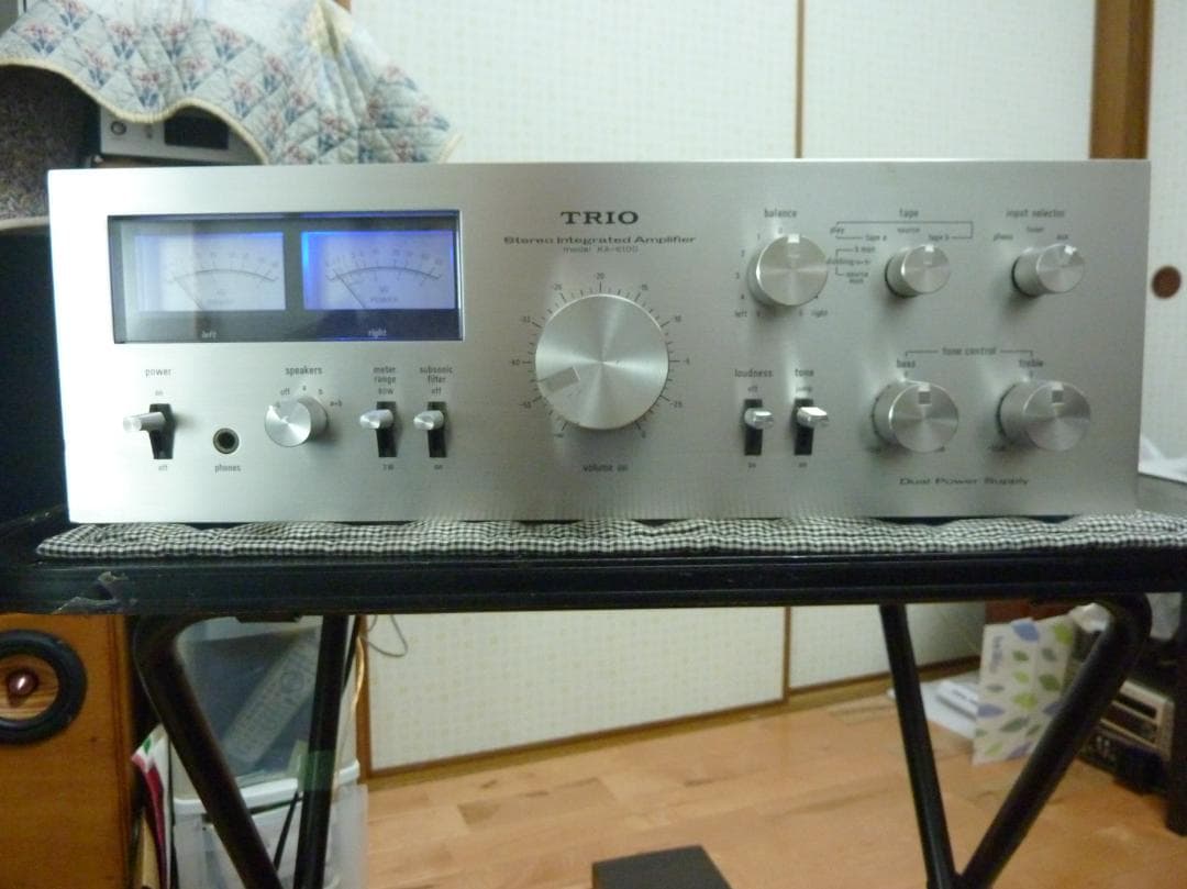 トリオ　KA-6100　PHONO不可 トリオ KA-6100 PHONO不可 トリオ KA-6100 PHONO不可 TRIO KA-6100修理