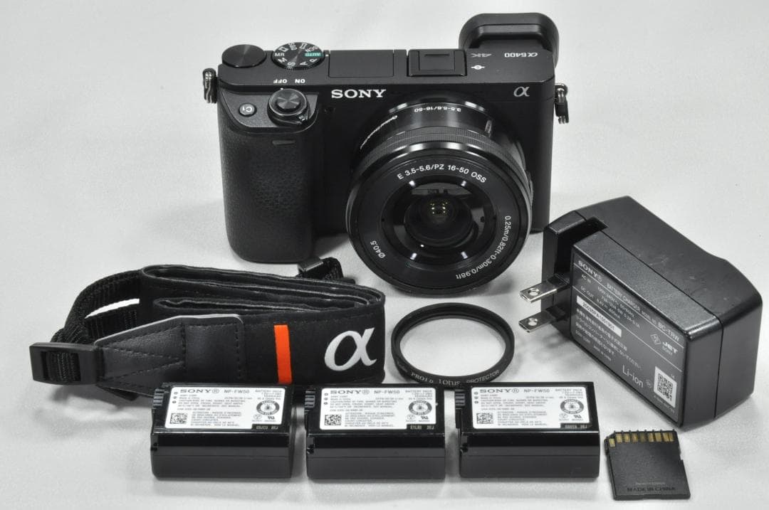 ソニー　α6400　美品　PZ16-50/3,5-5,6