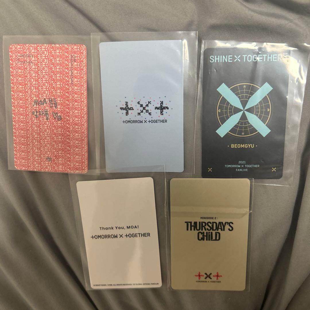 TXT txt ボムギュトレカ fc継続 シーグリ 2020 Blue hour - メルカリ