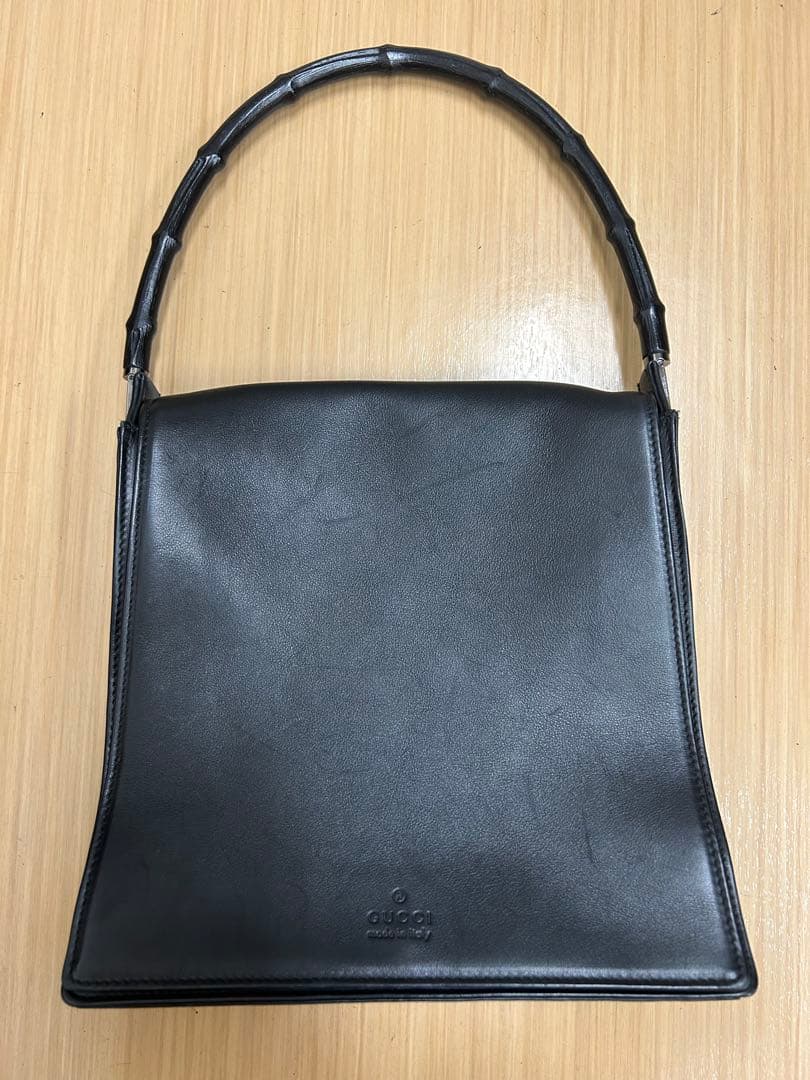 黒　GUCCH グッチ　バンブー　ワンショルダーバッグ GUCCI バンブー ワンショルダー バッグ メンズ ユニセックス リュック