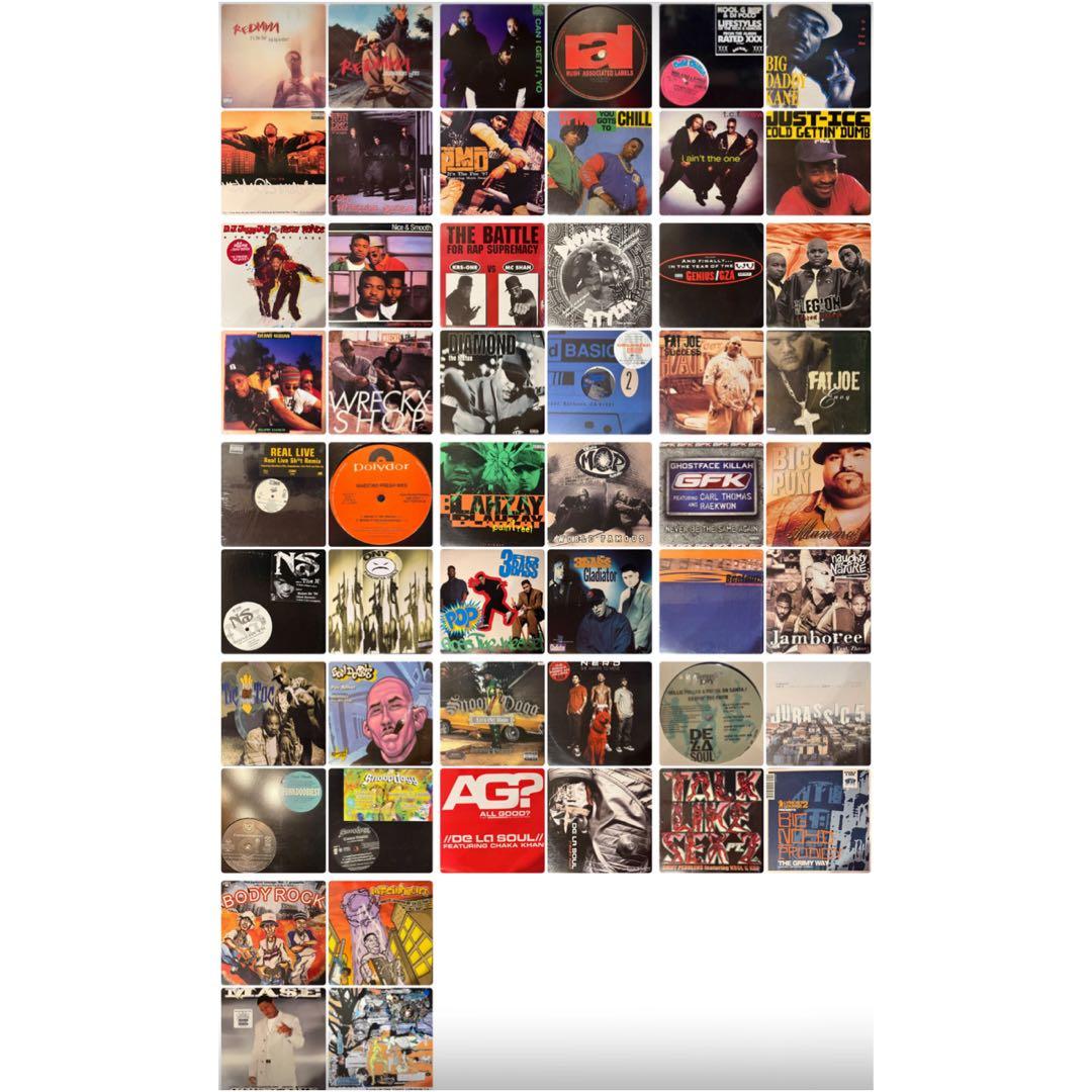 HIPHOP クラシック レコード52枚セット HIPHOPレコード10枚セット - メルカリ