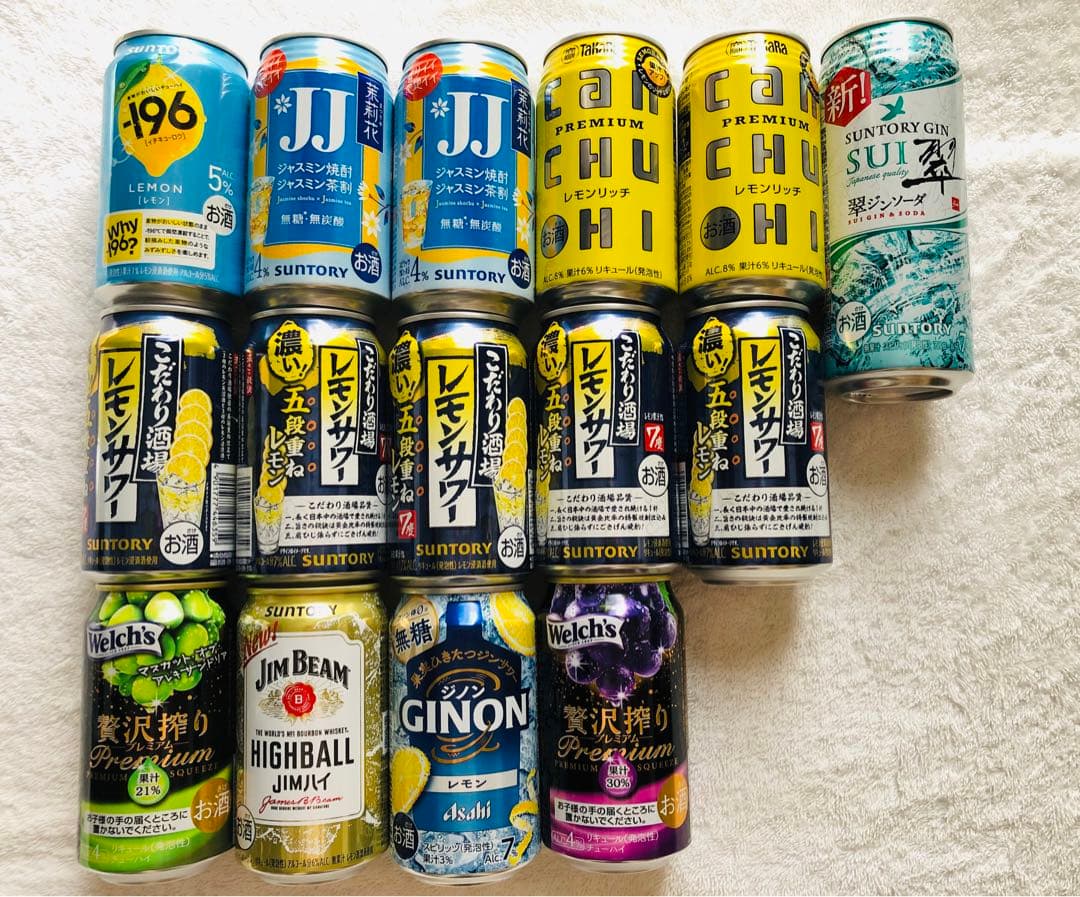 チューハイまとめ売り 【サワー チューハイなど】 15本 - メルカリ