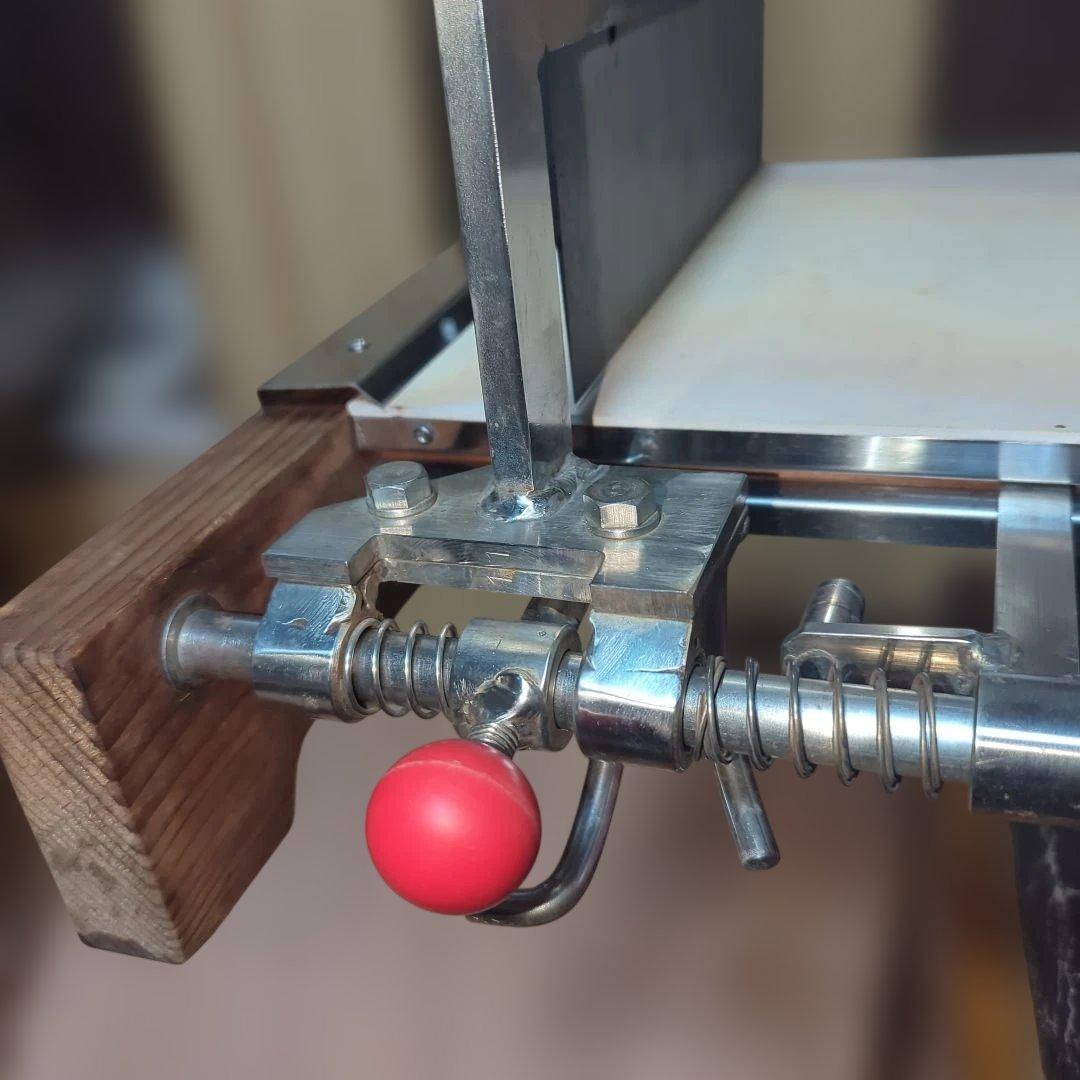 麺切りカッター 麺切り台 完動品 台の下部の横木が1