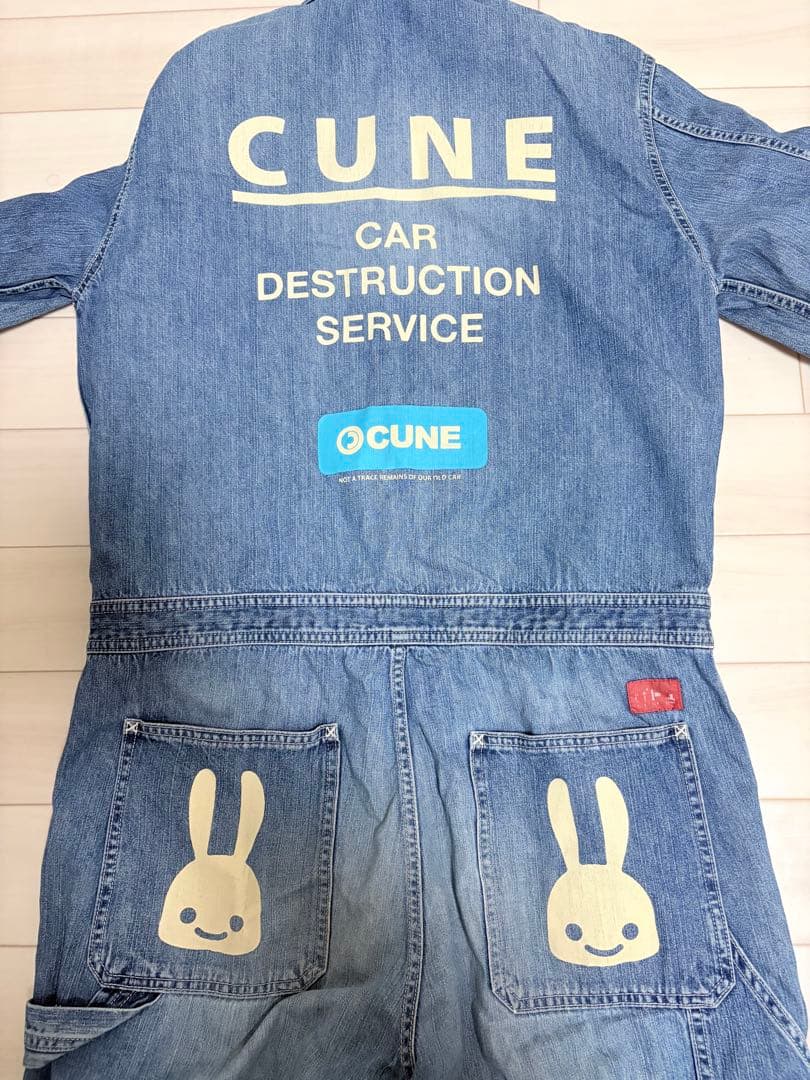 CUNE デニムオーバーオール ウサギポケット - メルカリ