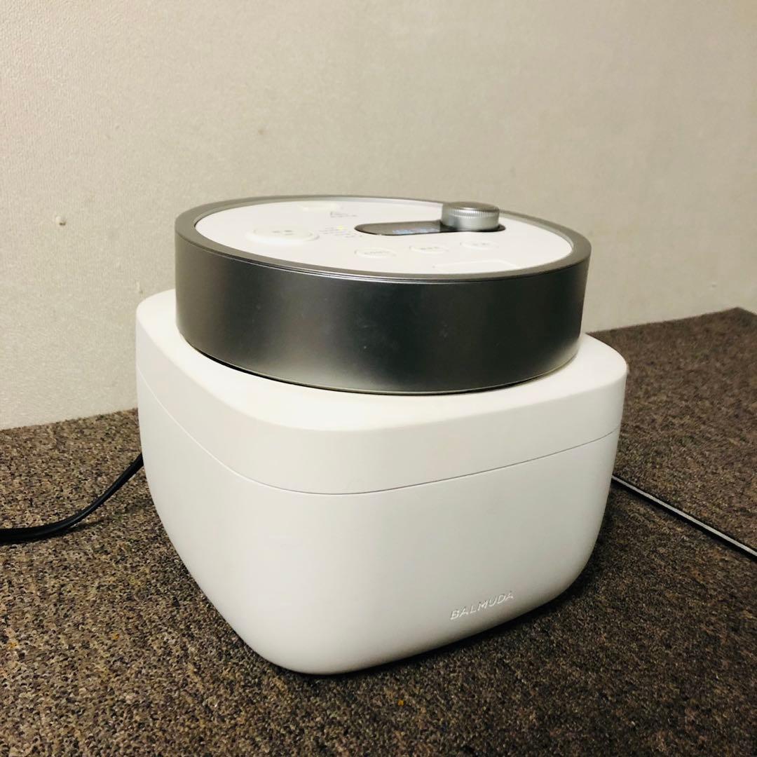 E31 バルミューダ ザ・ゴハン ホワイト 炊飯器 3合炊き 新生活応援