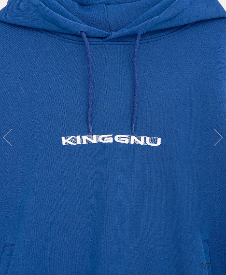 King Gnu フーディ KG IS DEAD HOODIE [ブルー] - メルカリ