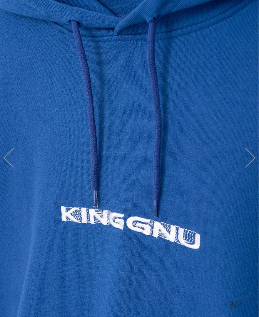 King Gnu フーディ KG IS DEAD HOODIE [ブルー] - メルカリ