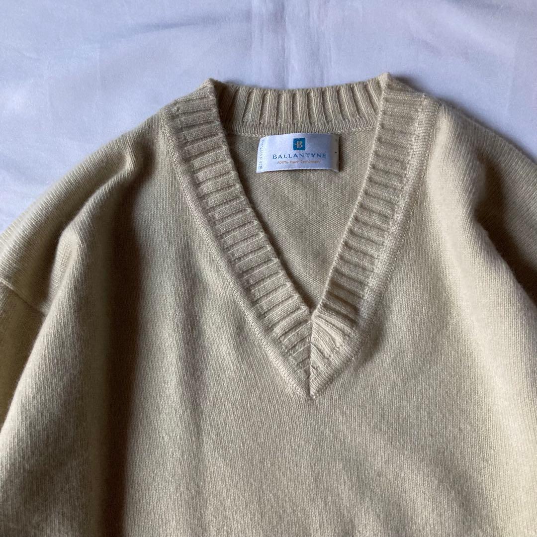 バランタインカシミヤ ニット 90s 00s カシミヤ100% スコットランド製