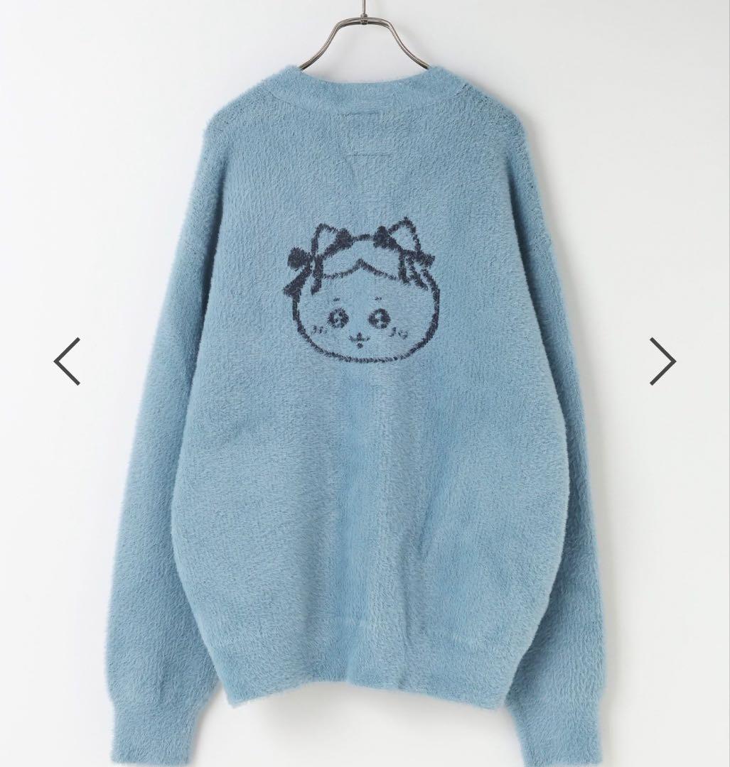 ちいかわ　ニットカーディガン　ハチワレ　ローリーズファーム ちいかわ ニットカーディガン ハチワレ ローリーズファーム - メルカリ