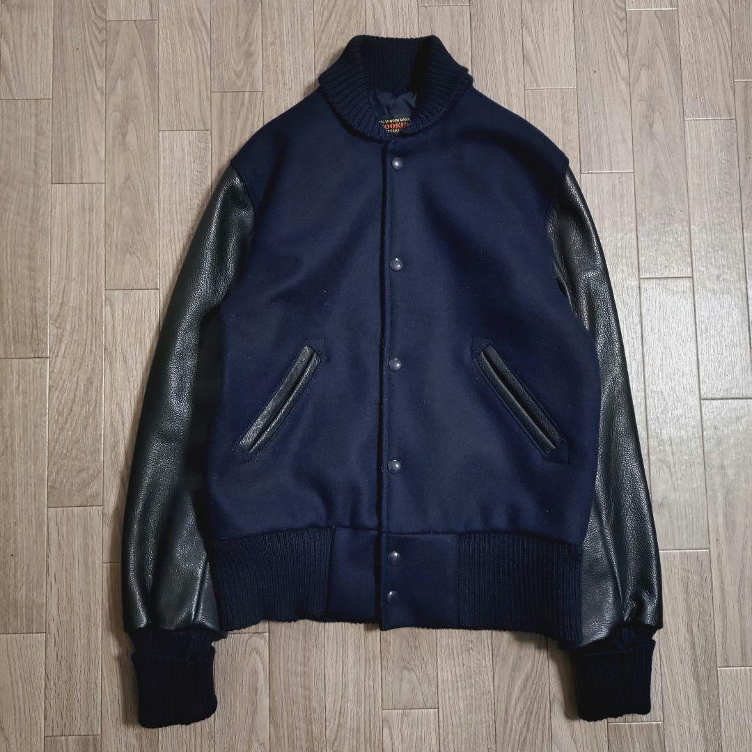 Skookum Sportswear スタジャン 紺 100%ウール usa製 - メルカリ