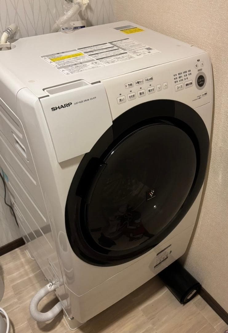 ドラム型洗濯機ＥＳ-Ｓ７Ｆ シャープ ES-S7F-WL 価格比較 - 価格.com