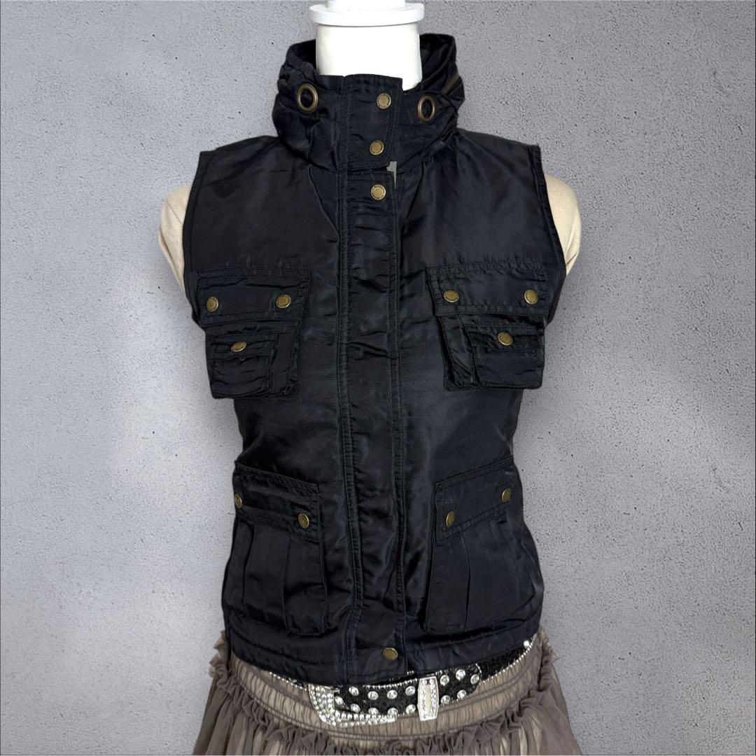 00s y2k archive ギミック ベスト スタッズ デッドストック 黒 - メルカリ