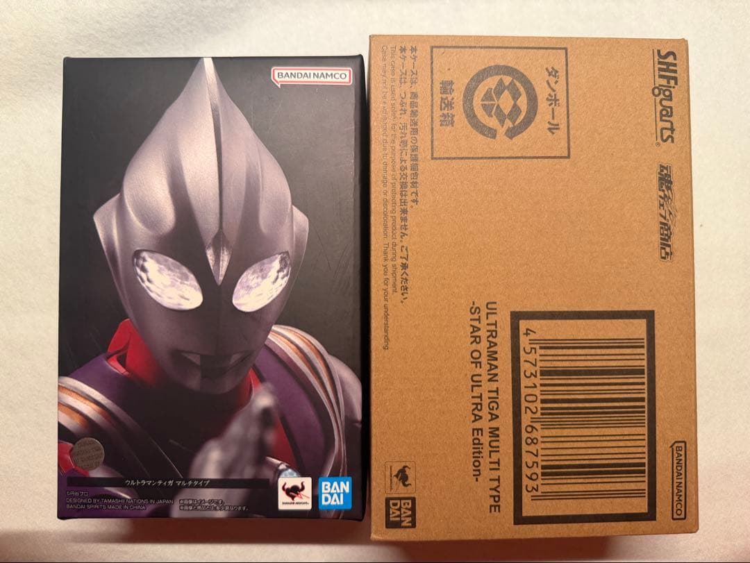 真骨彫製法　ウルトラマンティガ　再販版＆ウルトラの星 Edition ウルトラマンティガ マルチタイプが完全新規造形の「ウルトラの星