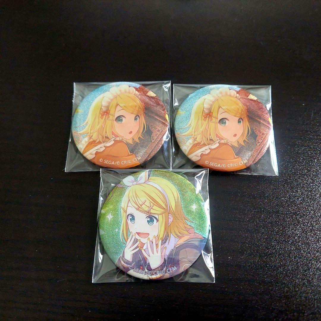 プロセカ 鏡音リン グリ缶バッジ 48C 47C - メルカリ