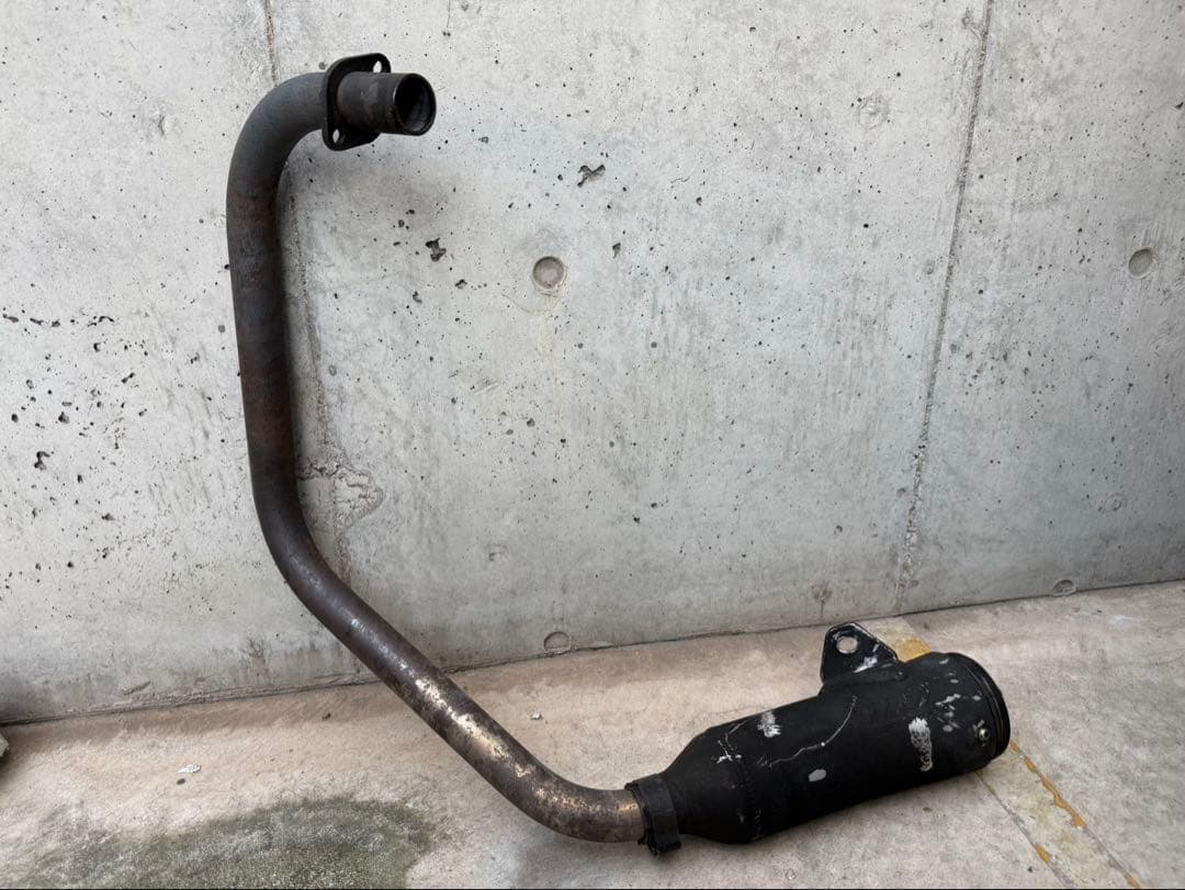 250TR マフラー カワサキ 250TR ヴィンテージマフラー フルエキ ダウン モーターロック