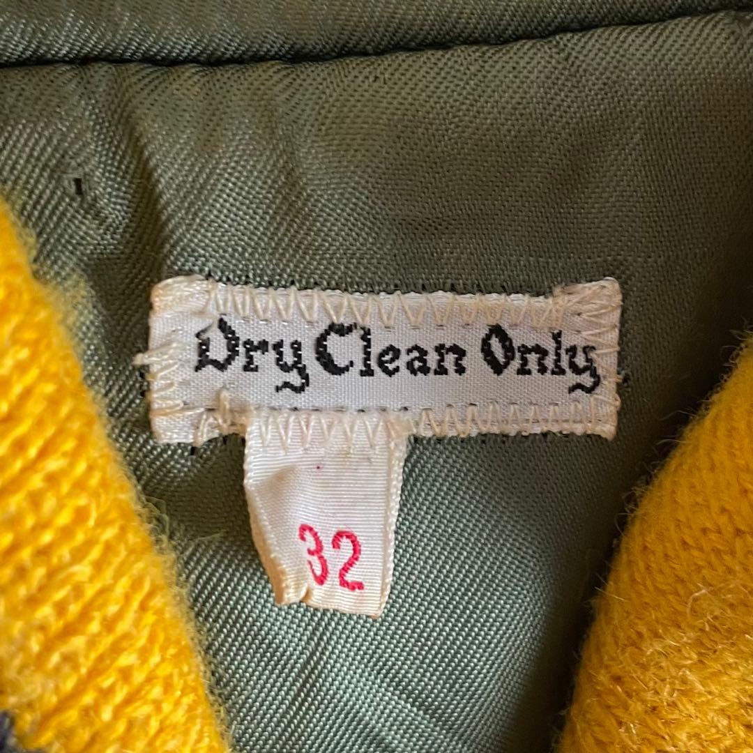 激レア✨ 50s〜60s ヴィンテージ ウール スタジャン チェーン刺繍