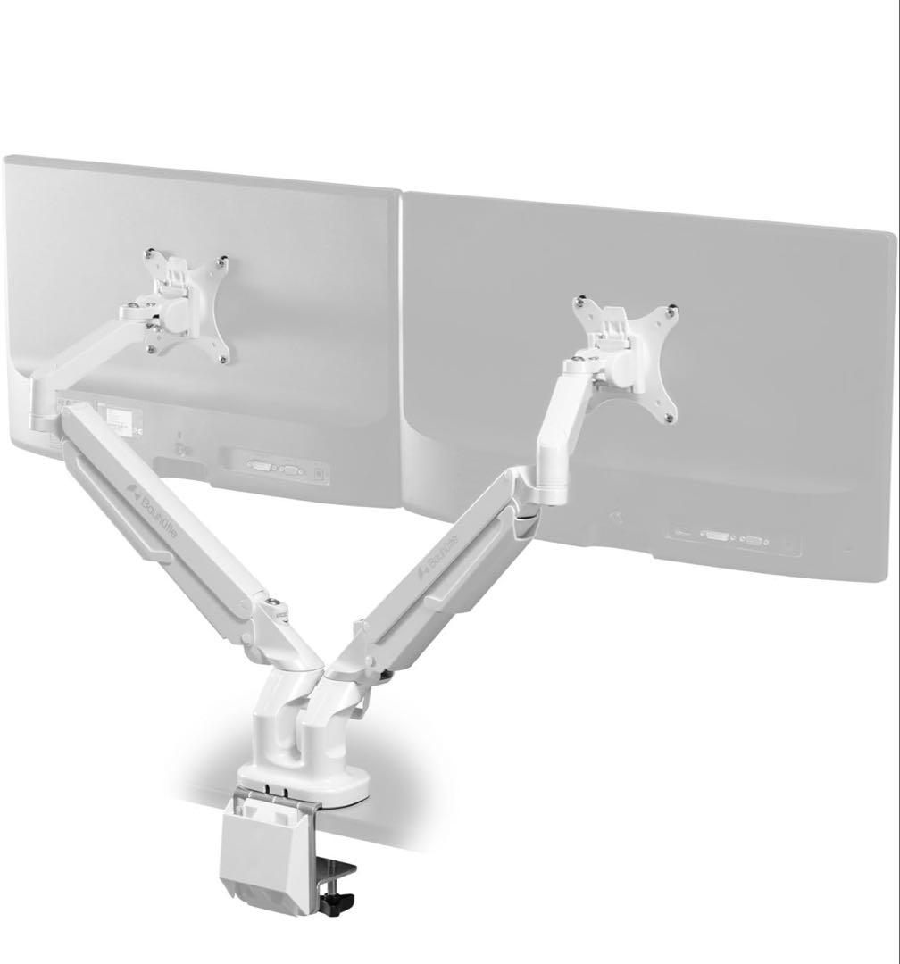 Bauhutte スリム モニターアーム デュアル BMA-2SLM-WH Amazon.co.jp: Bauhutte (バウヒュッテ) スリム モニターアーム