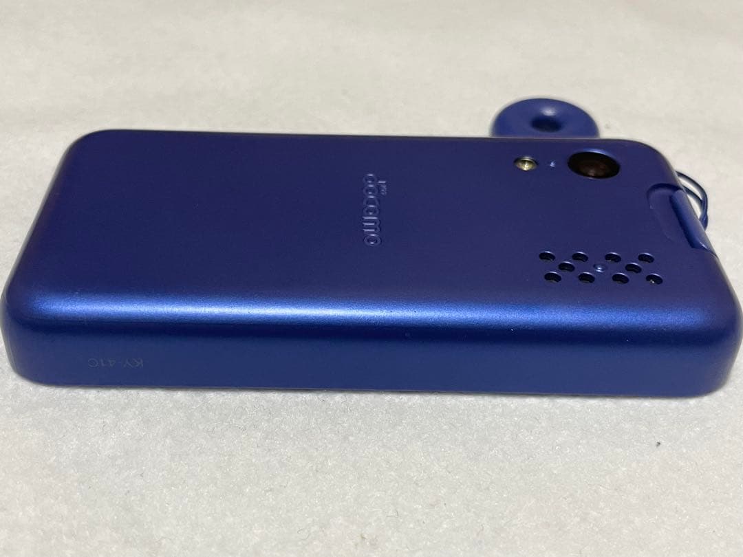 美品】docomo KY-41C ブルー 携帯電話本体 - メルカリ