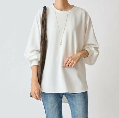 BEARDSLEY (ビアズリー) Tブラウス F ホワイト 人気商品 重ね着 - メルカリ