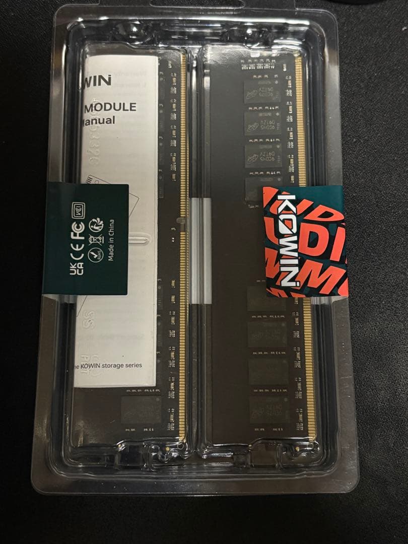 新品未開封 DDR4 KOWIN DU320 UDIMM 32GB 16GB×2 - メルカリ