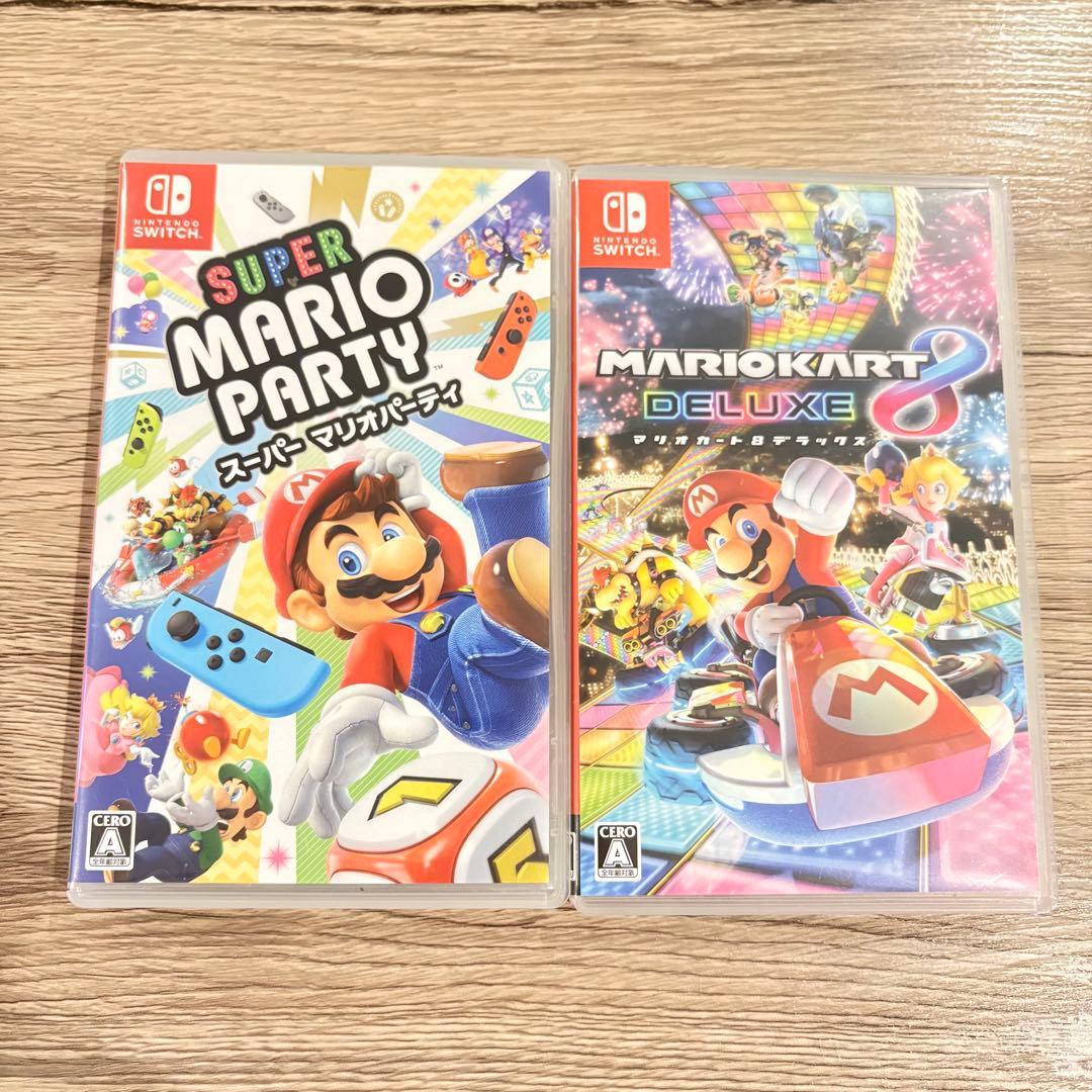 switch マリオカート8 デラックス　スーパーマリオパーティ　セット Nintendo Switch 【セット商品】【送料無料・即日出荷】【新品】Switch
