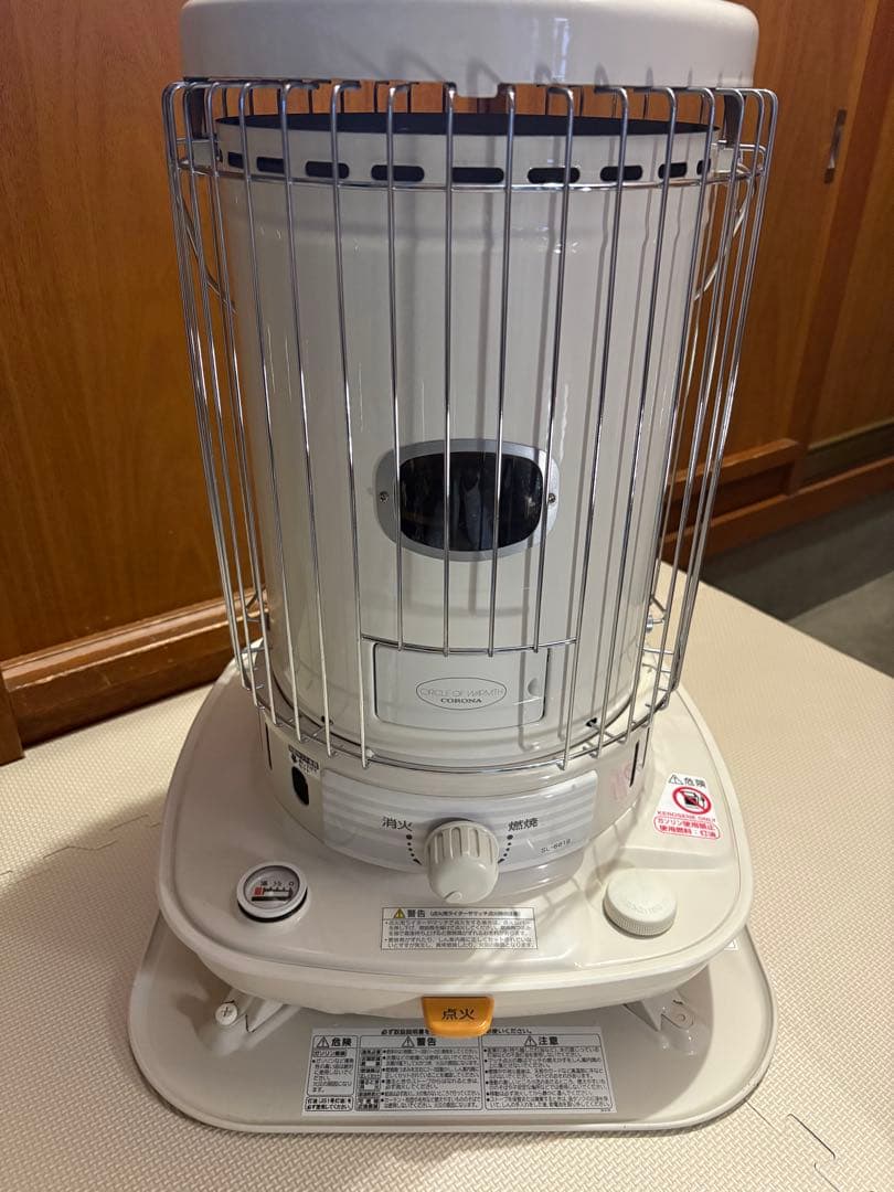 コロナ 石油ストーブSL-6619 ホワイト ストーブ　2019年製 SL-6619(W) 対流型石油ストーブ SLシリーズ 1台 コロナ[冷暖房・換気