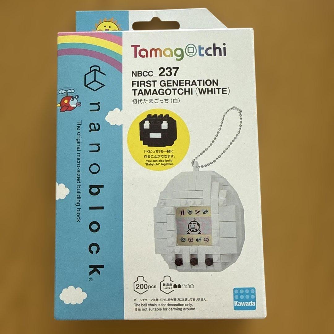 nanoblock 初代たまごっち ホワイト 200ピース - メルカリ