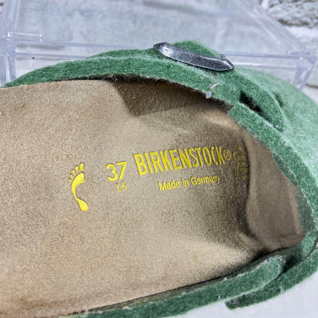 希少カラー】ビルケンシュトック ボストン フェルト サンダル グリーン