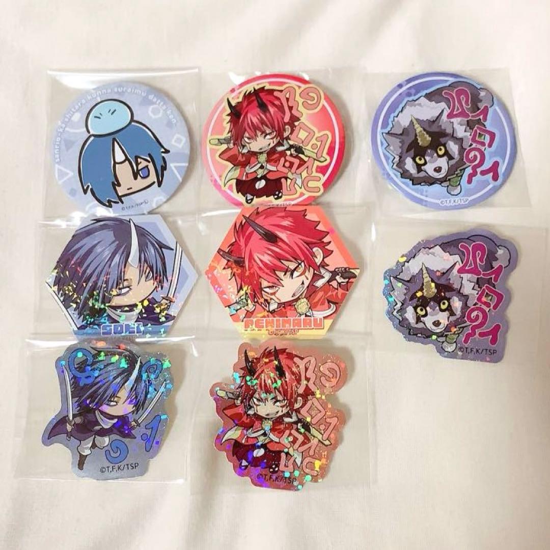 転スラ シール 缶バッジ 100均【ベニマル/ソウエイ/ランガ】 - メルカリ