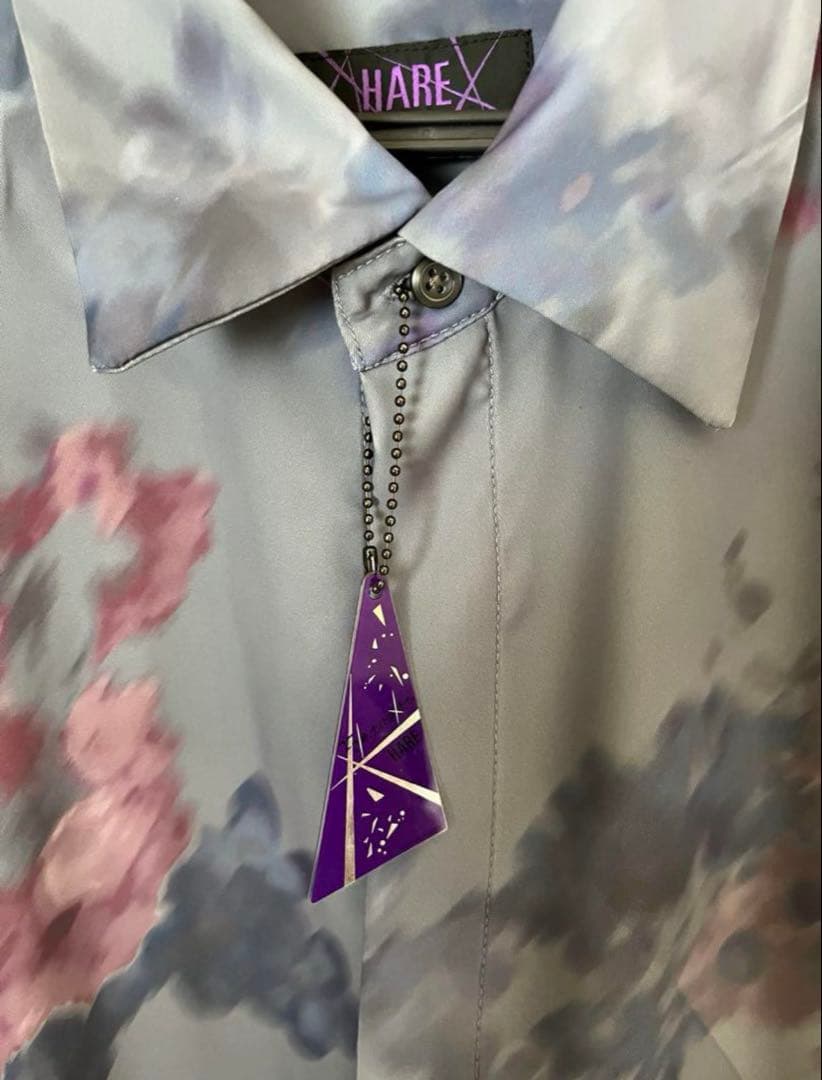 最終値下げ】プロセカ×ZOZO ノーバディフラワープリントシャツ HARE