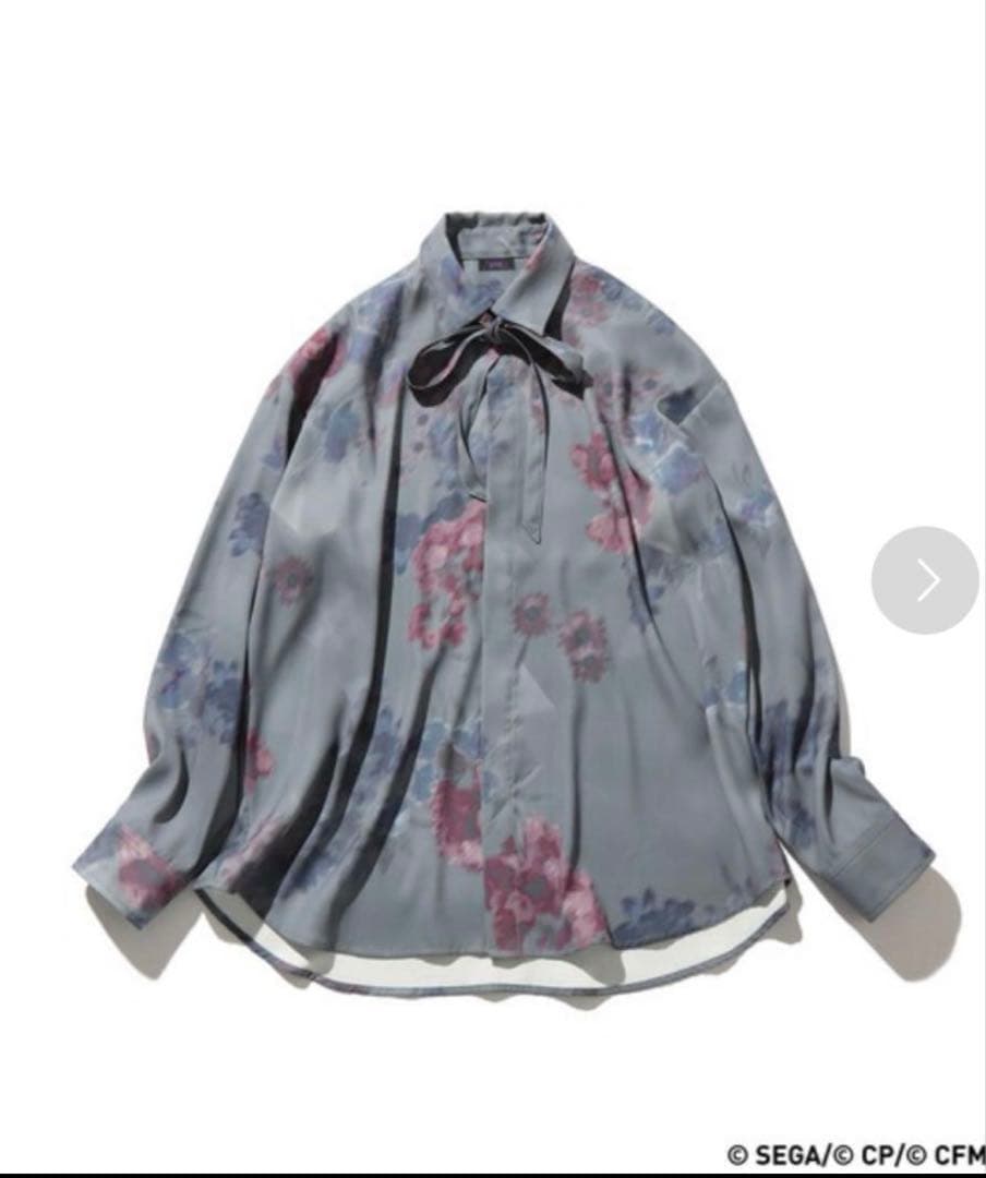 最終値下げ】プロセカ×ZOZO ノーバディフラワープリントシャツ HARE