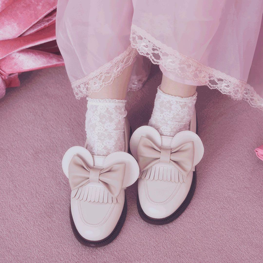 【おしおページ】3WAY仕様【ミニーマウス】ローファー Areeam】ABCマートと初のコラボレーション！3WAY仕様の「ミニーマウス